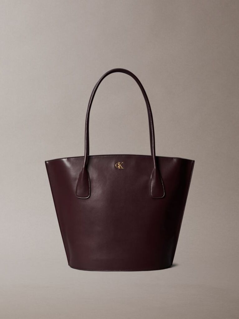 Red Monogram Logo Hardware Tote Bag  Women