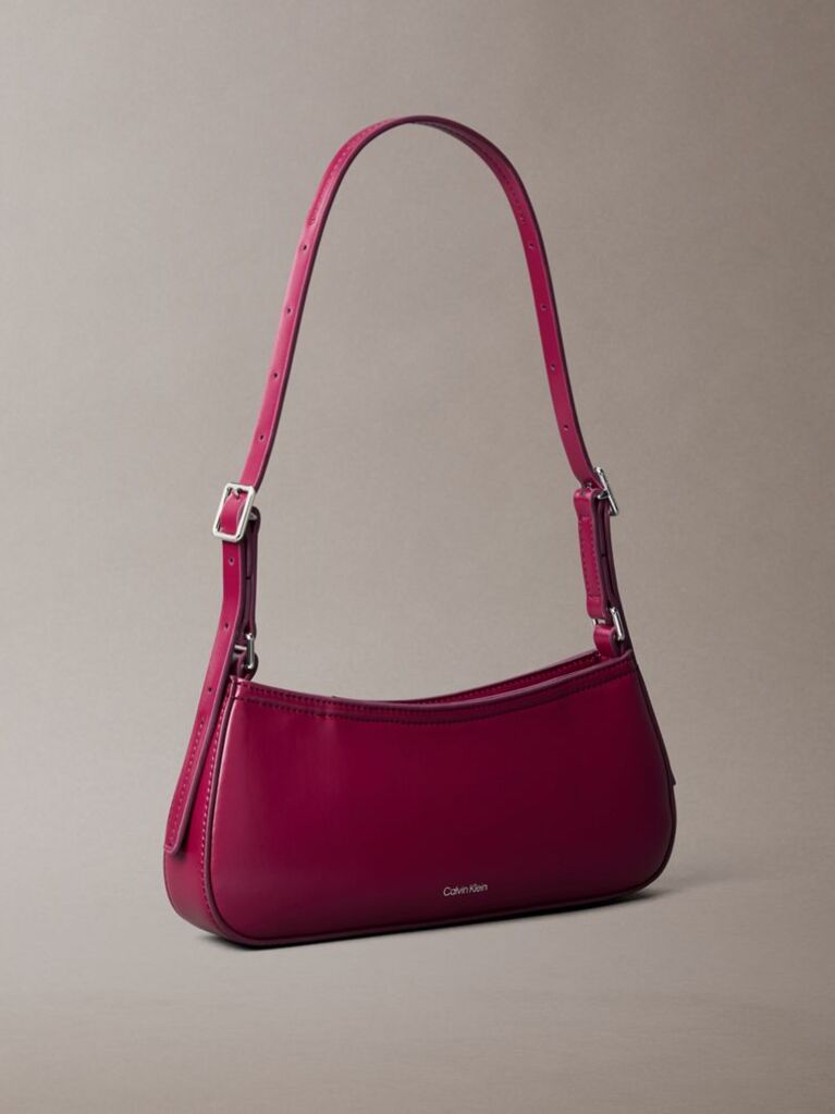 Pink Monogram Logo Hardware Shoulder Bag  Women