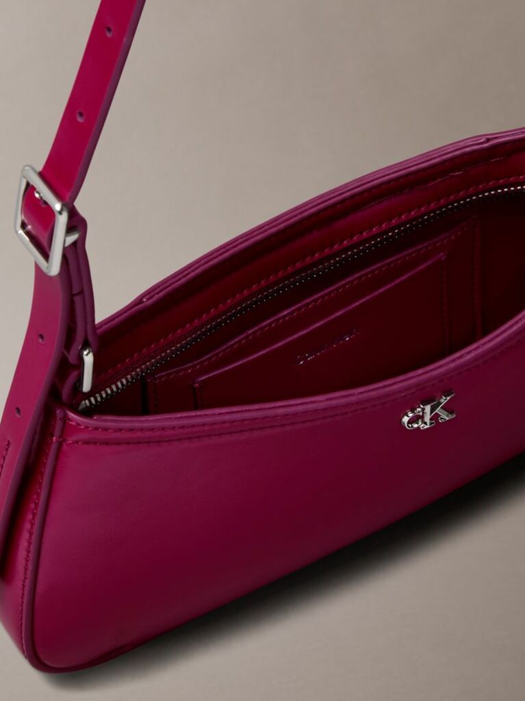 Pink Monogram Logo Hardware Shoulder Bag  Women