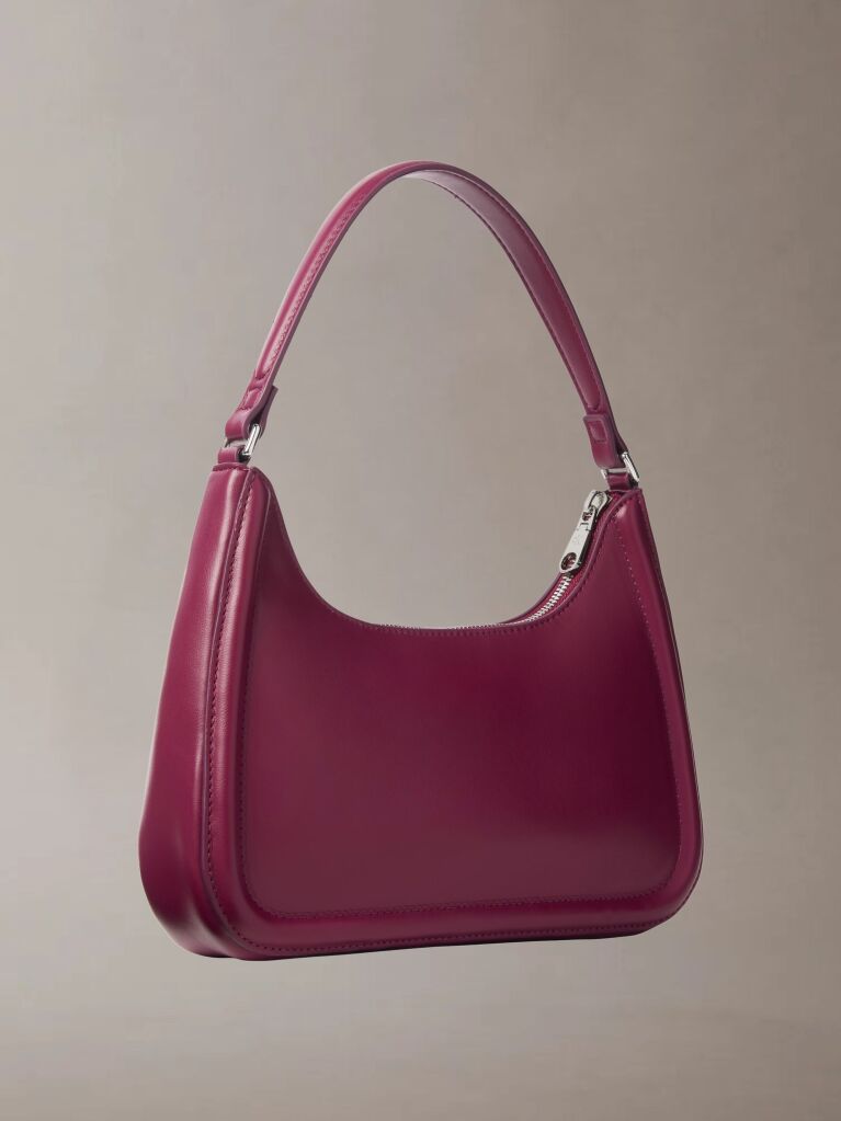 Pink Embossed Monogram Logo Shoulder Bag  Women