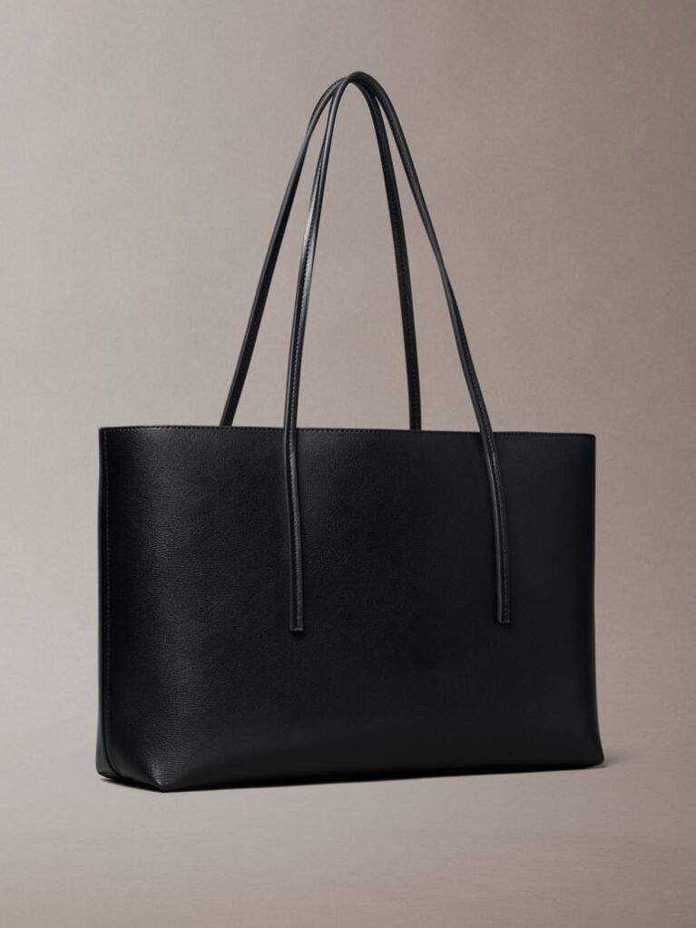 Black Foil Logo Tote Bag  Women