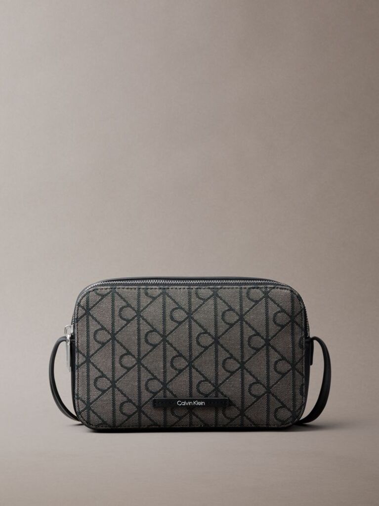 Multi Logo Jacquard Crossbody Camera Bag  Women