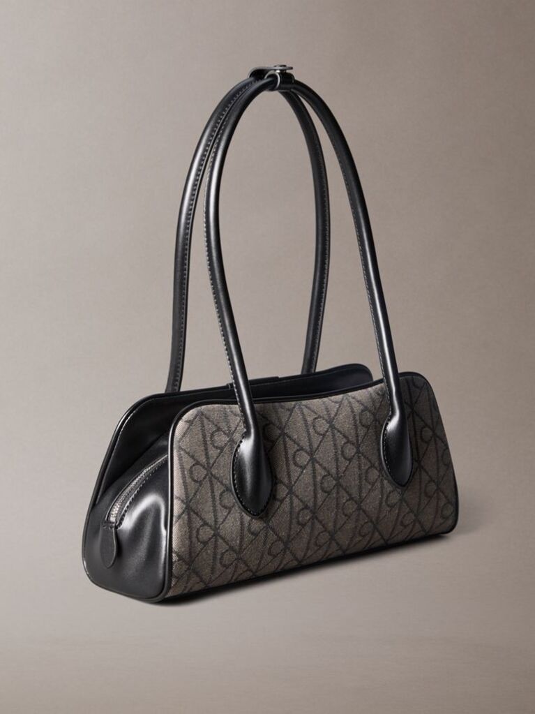 Multi Emblem Jacquard Shoulder Bag  Women