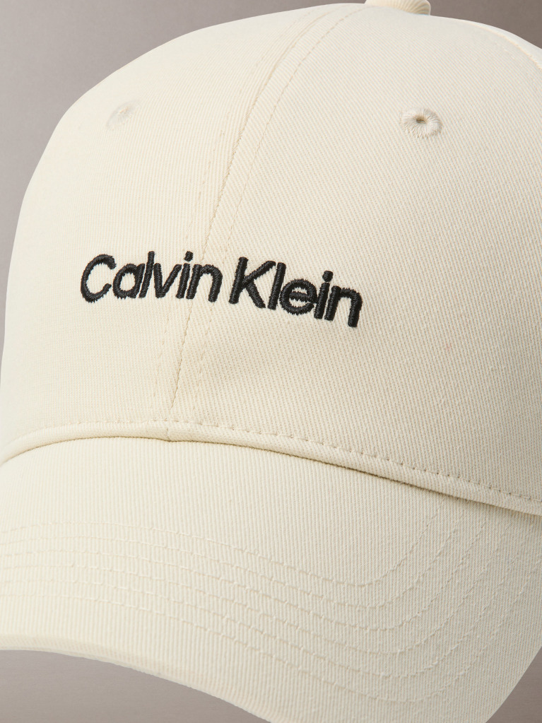 White Cotton Twill Adjustable Cap  Women