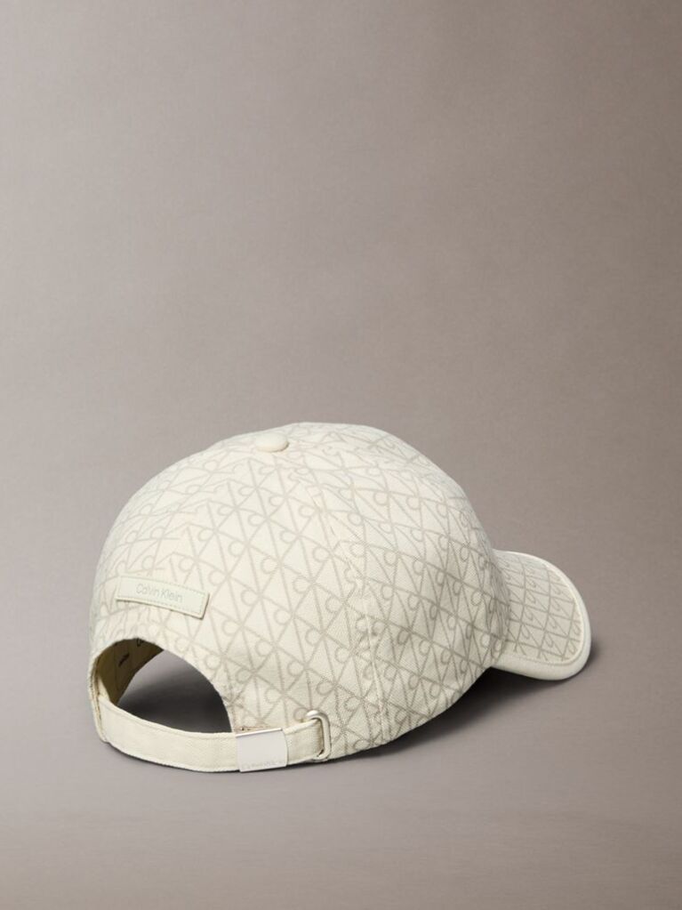 White Cotton Twill Adjustable Emblem Logo Cap  Women