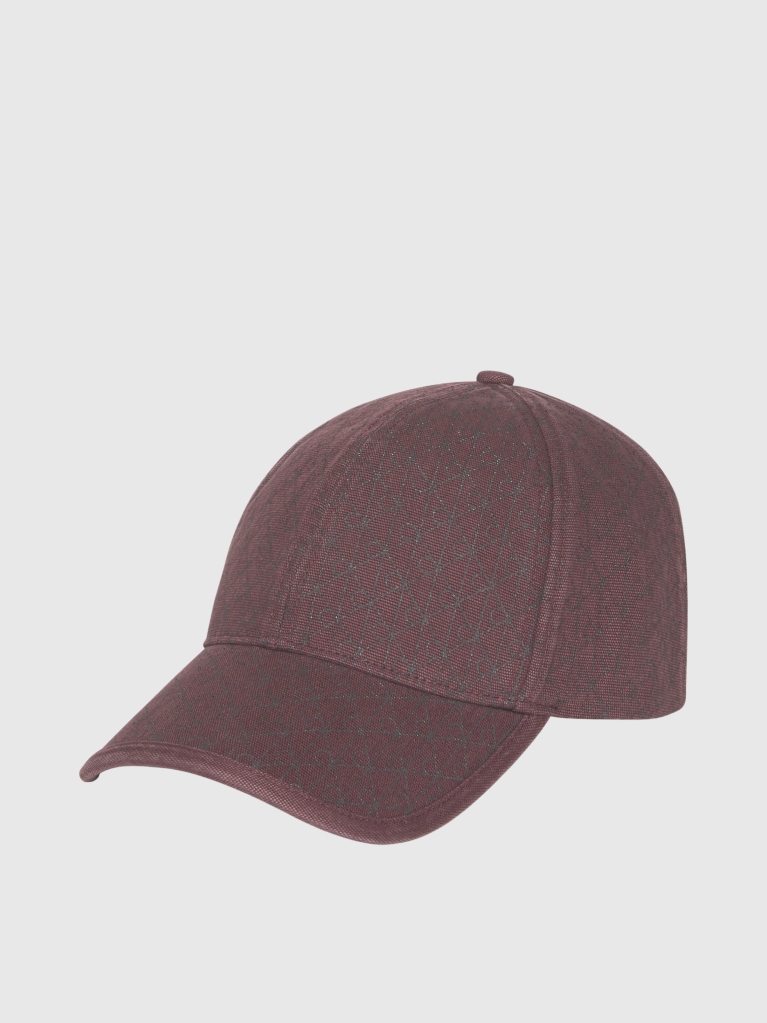 Red Cotton Twill Adjustable Emblem Logo Cap  Women
