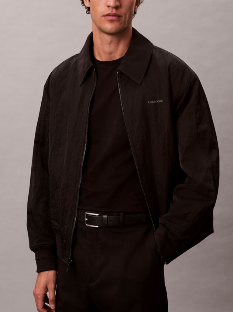 Black Short Sleeve Stretch Cotton Slim T-Shirt  Men