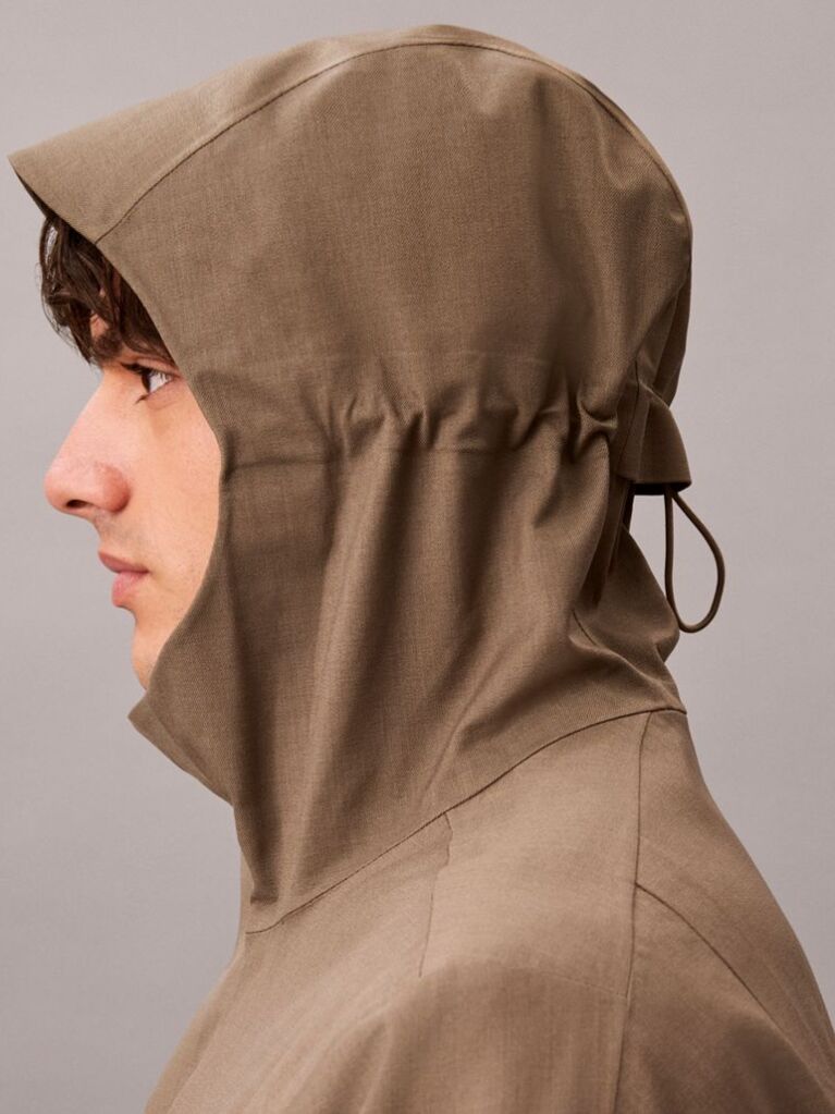 Brown 3-in-1 Tech Shell Parka Jacket  Men