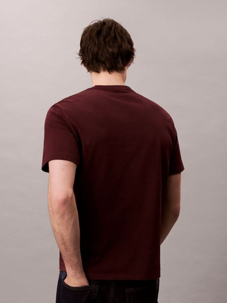 Brown Monogram Logo T-Shirt  Men
