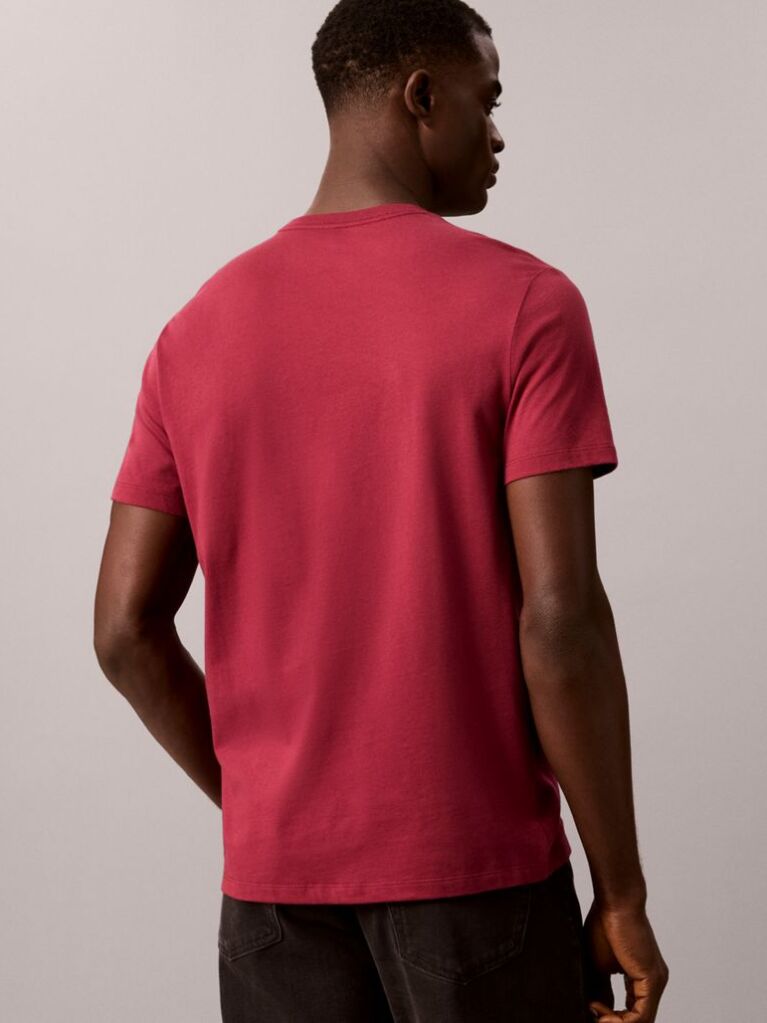 Red Monogram Logo T-shirt  Men