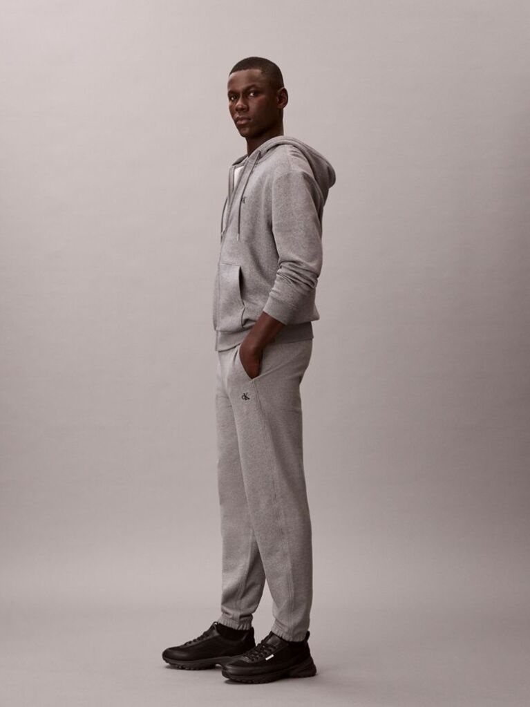 Grey Terry Monogram Jogger  Men