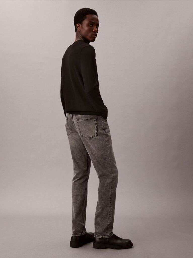Grey Slim Fit Jeans  Men