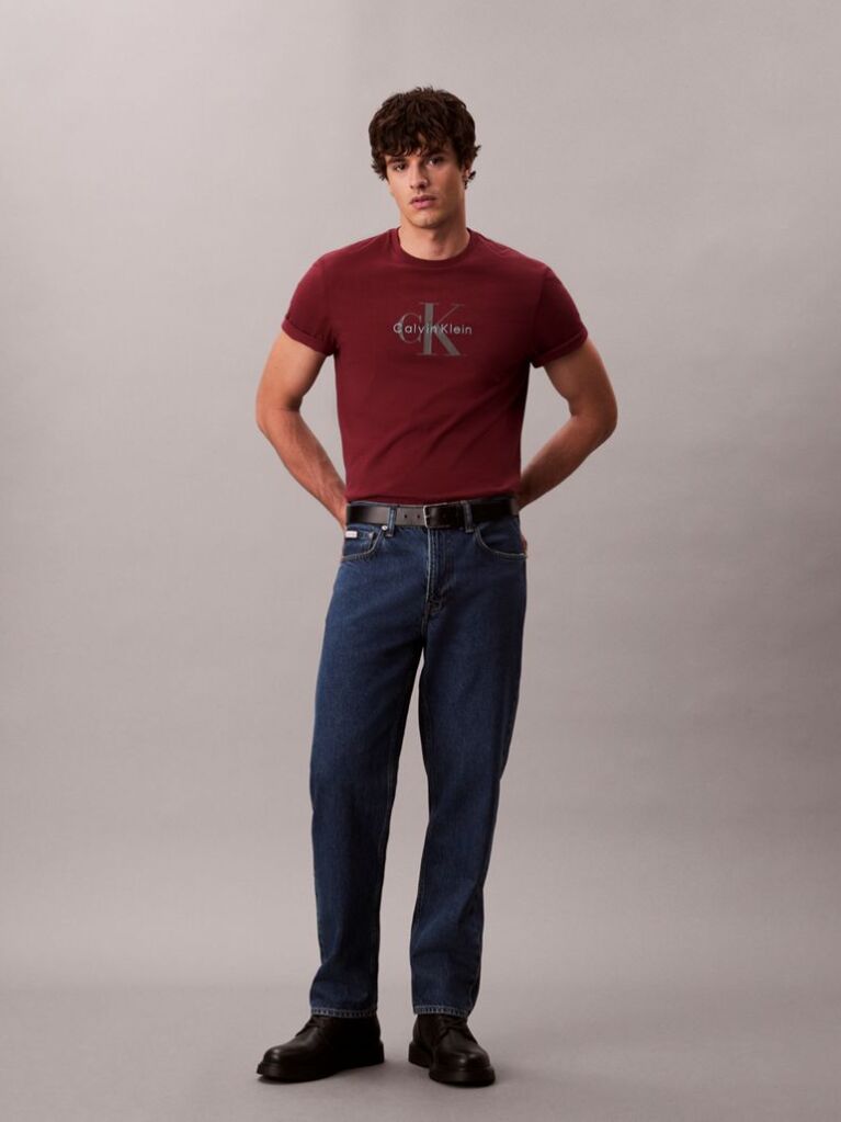 Blue 90s Tapered Jeans  Men