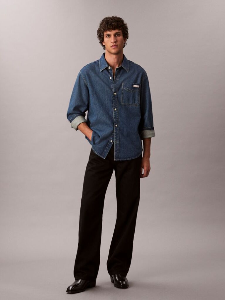 Denim Denim Classic Button-Down Shirt  Men