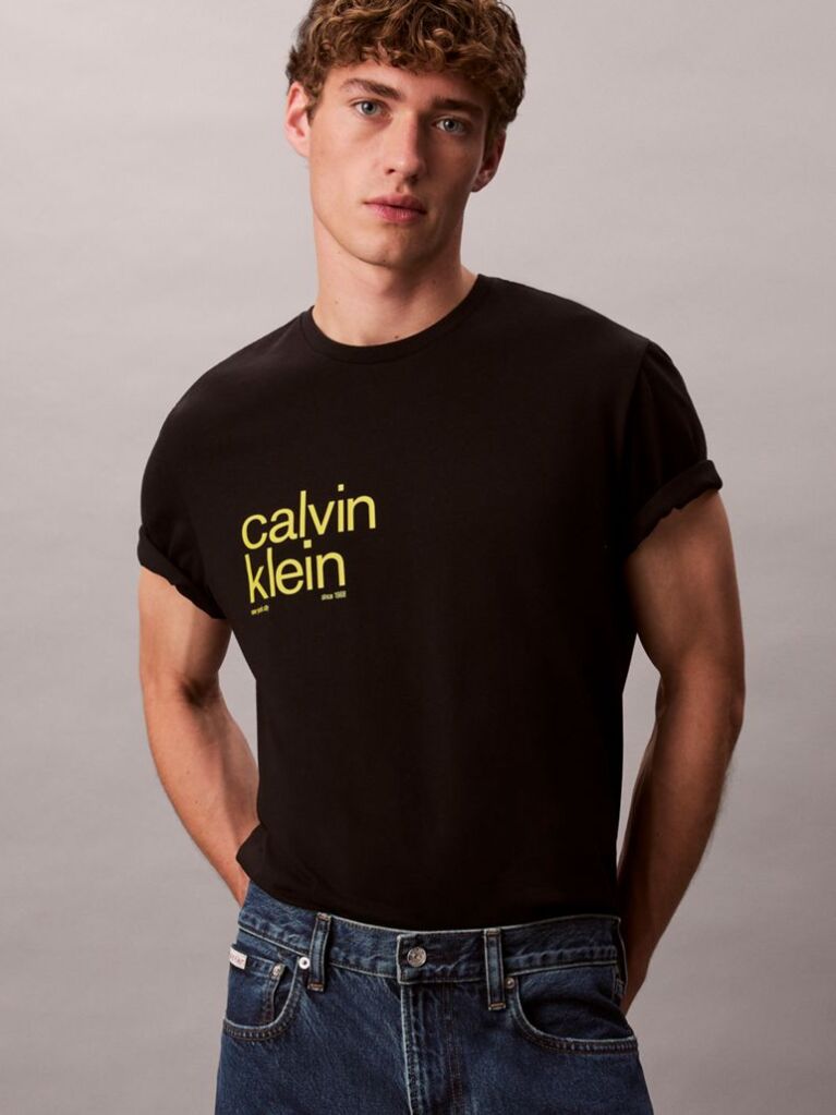 Black Circle Graphic Relaxed T-Shirt  Men