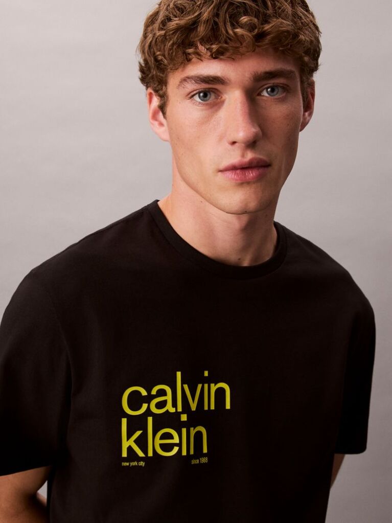 Black Circle Graphic Relaxed T-Shirt  Men
