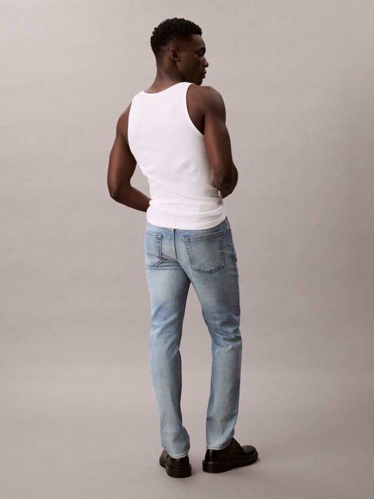 Denim Slim Straight Jeans  Men