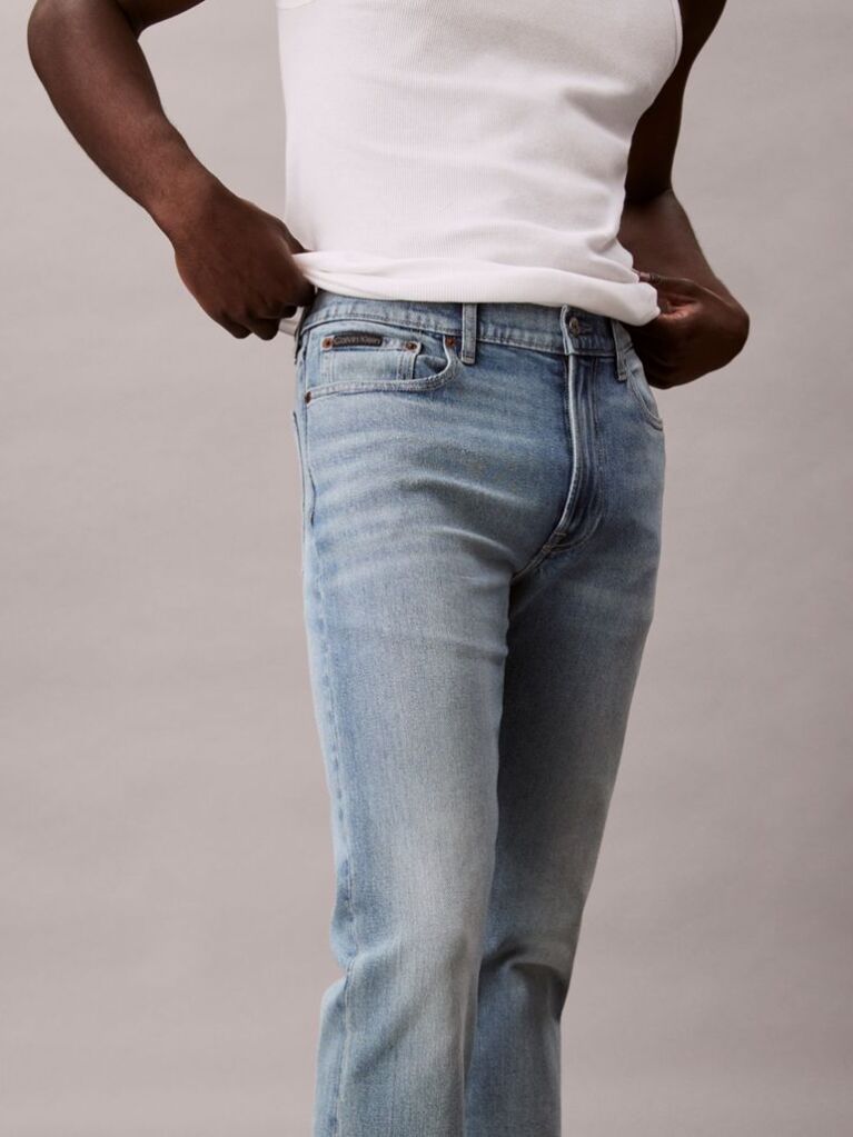 Denim Slim Straight Jeans  Men
