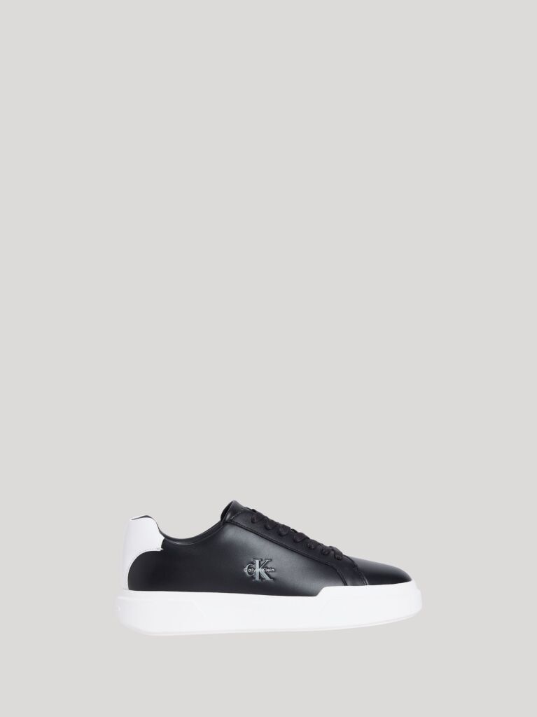 Black Leather Durable Traction NYC Trainers  Men