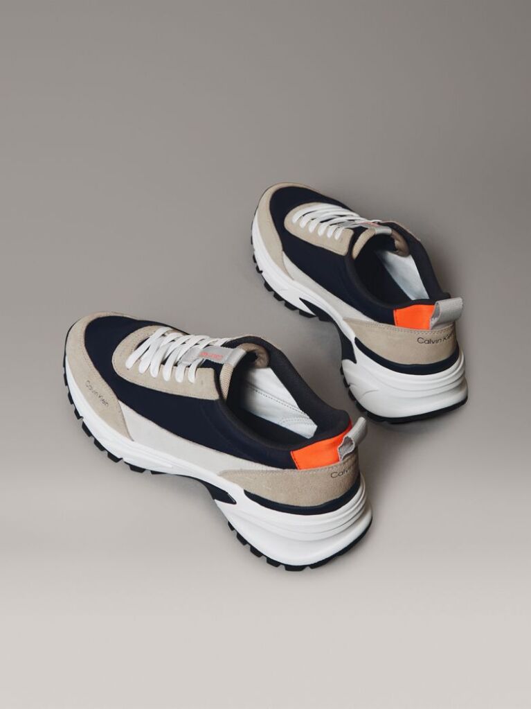 Multi Trailblazer — Suede Runner Trainers  Men