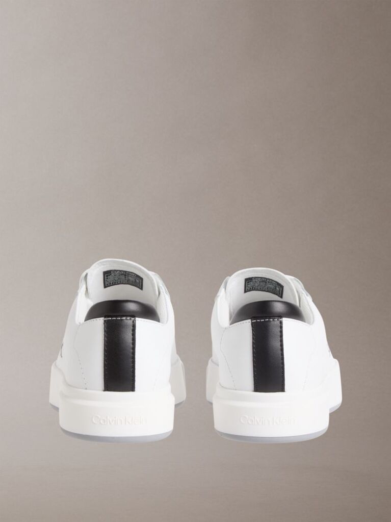 White Premier - Leather Signature Trainers  Men