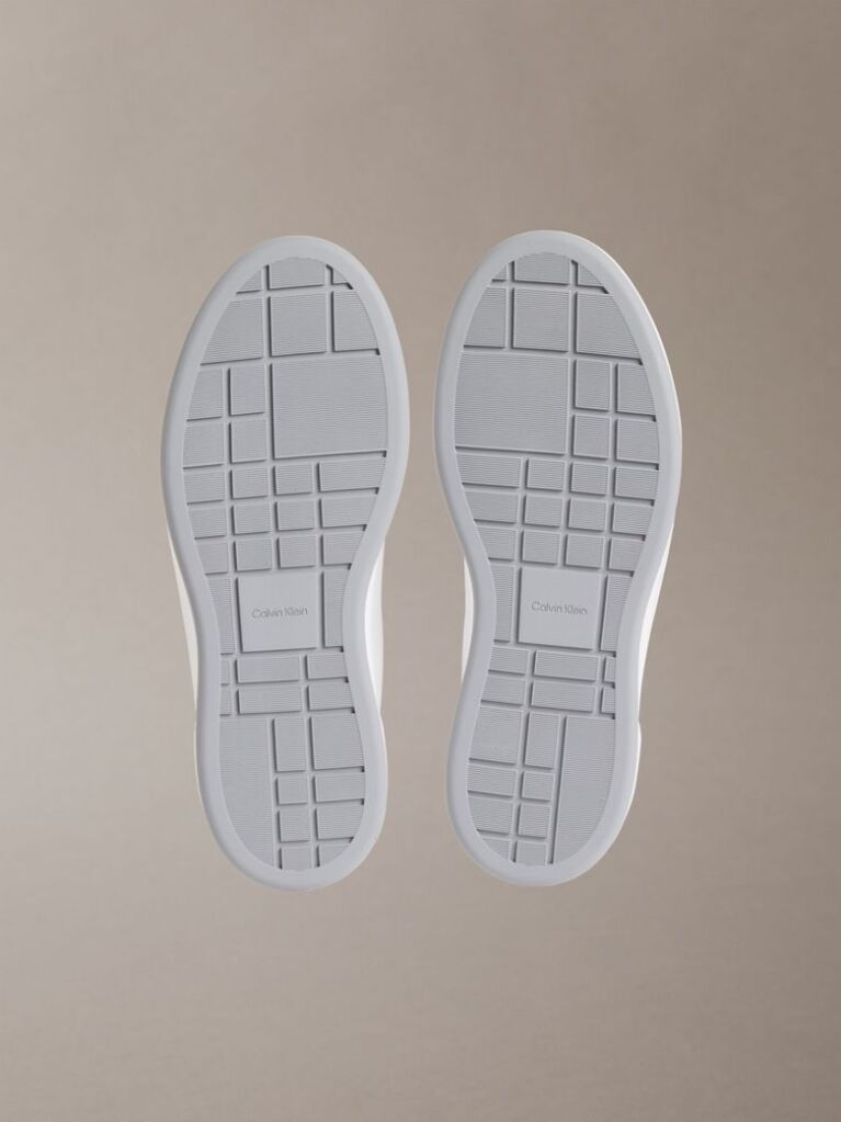 White Premier - Leather Signature Trainers  Men