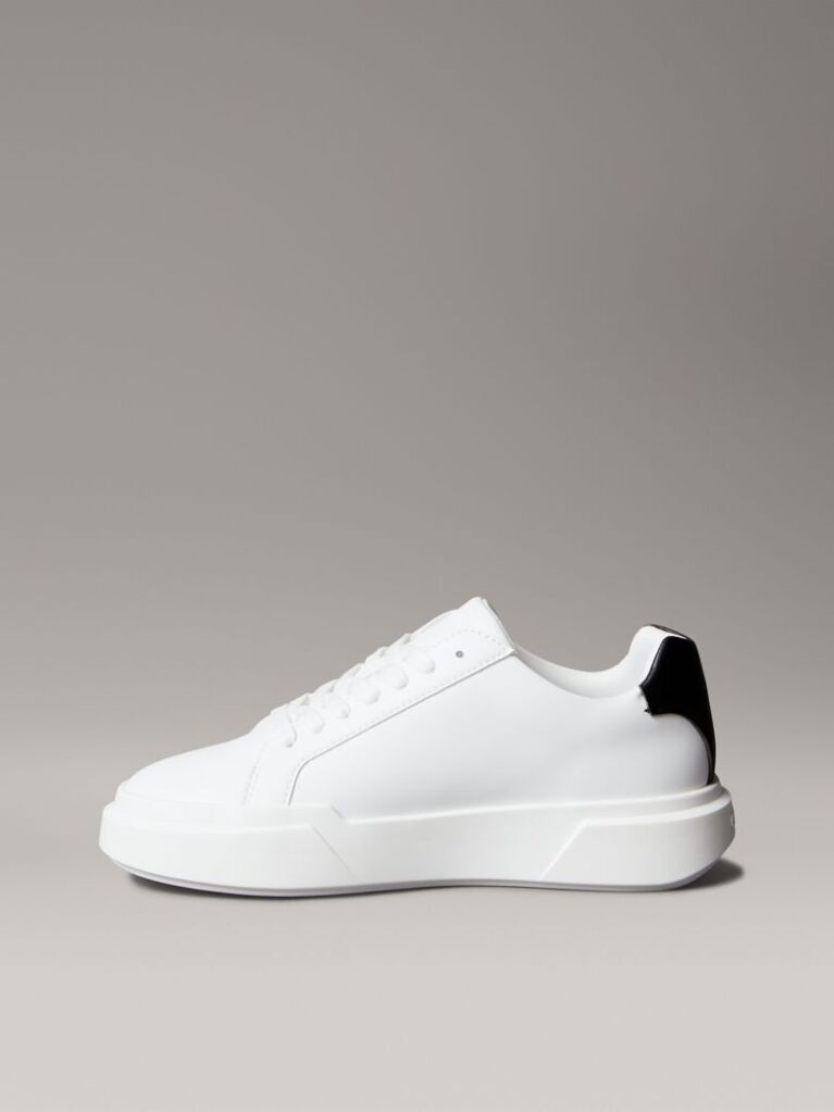 White Leather Durable Traction NYC Trainers  Women