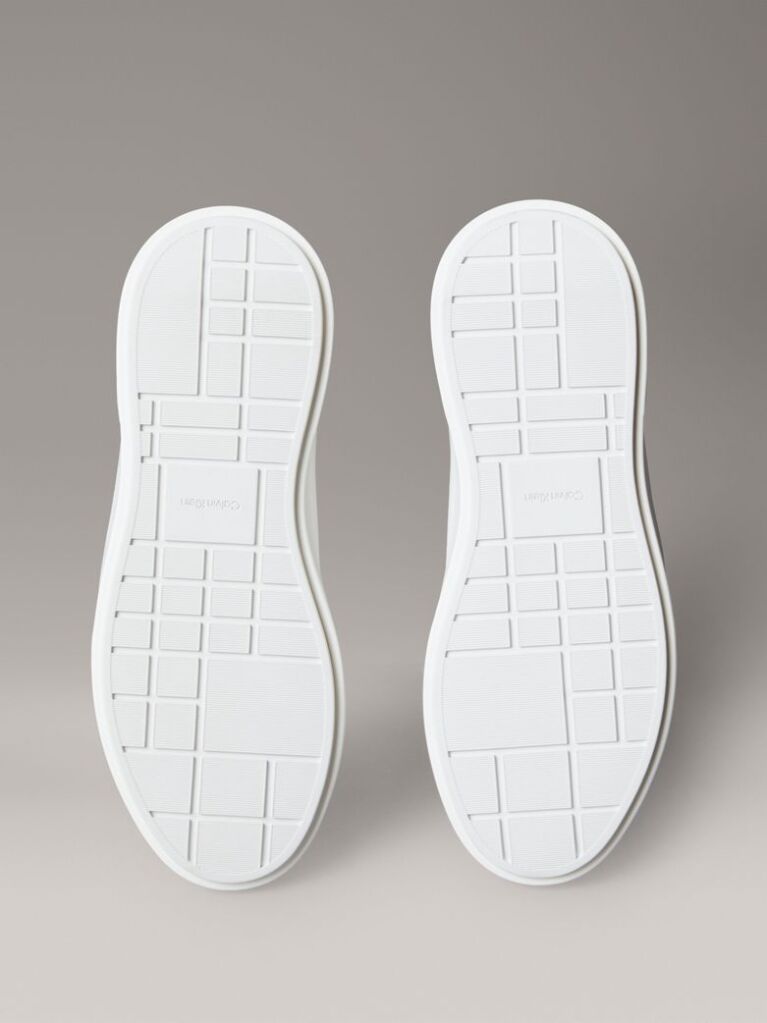 White Leather Durable Traction NYC Trainers  Women