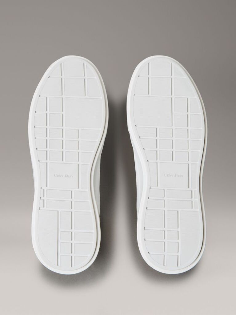 White Leather Durable Traction NYC Trainers  Women
